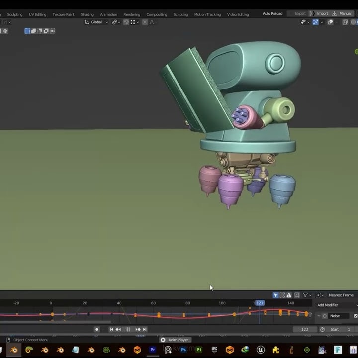working on a famous writer book promotional 3D CGI VFX Work