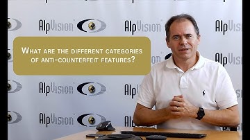 What are the different categories of anti-counterfeit features?