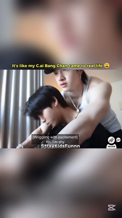 Bang Chan in my C.ai behaves like this😳 #chansung #bangchan #hanjisung #straykids #shorts