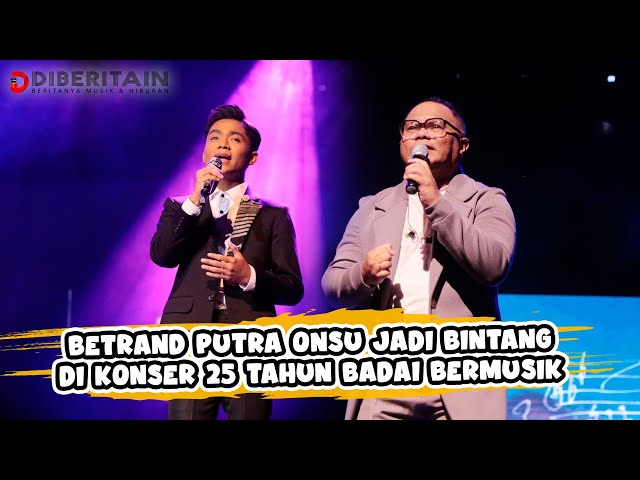 Betrand Putra Onsu Jadi Bintang di Konser 25 Tahun Badai Bermusik class=