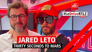 Jared Leto de Thirty Seconds to Mars dans LeDriveRTL2 (28/06/23)