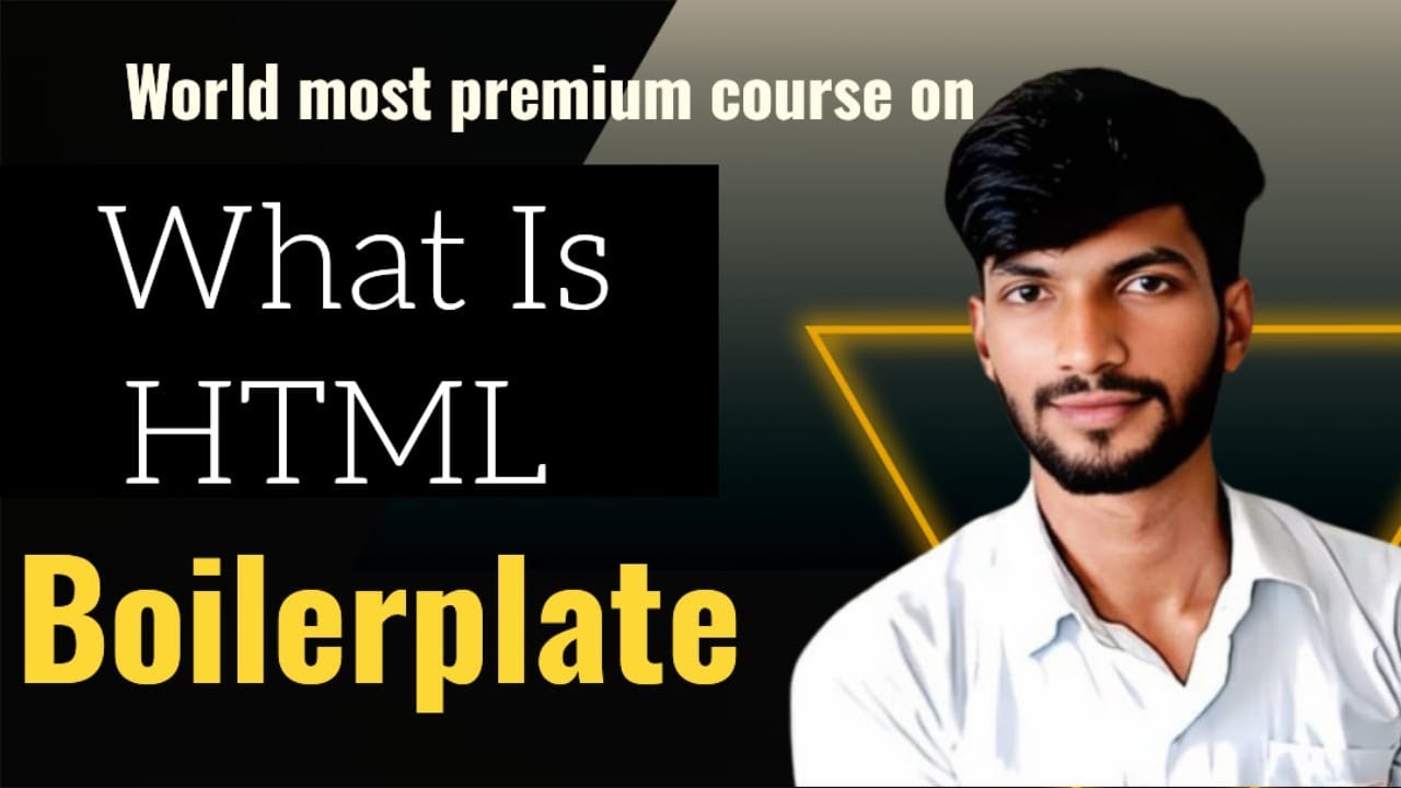 What is Boilerplate Code in Programming Use Easy Code || What is a boilerplate in HTML?||