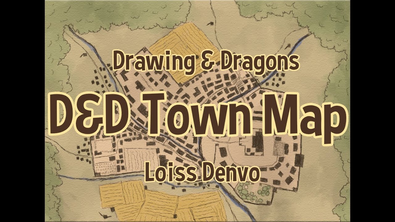 D&D Town Map Timelapse: Loiss Denvo