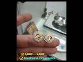 Riddhishaornaments gold  dailywear ear tops earrings designs with price