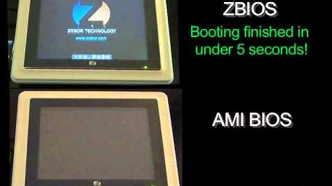 Zebor Technology demonstrates fast-boot BIOS & Linux