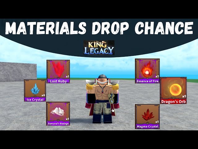 Drop Chance of Materials - King Legacy 
