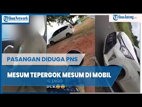 Warga Gerebek Pasangan Diduga PNS Mesum Dalam Mobil