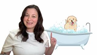 Muddy friends need a bubble bath