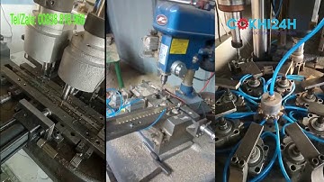 Máy taro nhiều lỗ tự động cấp phôi