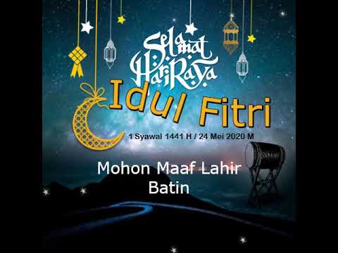 Ucapan Idul Fitri 1441 H YouTube