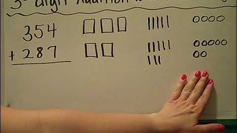 ES 2 Math 3 Digit Addition with Proof Drawings