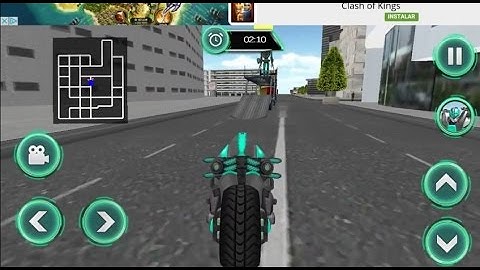 Robot Bike Transport Truck Sim - Android Gameplay