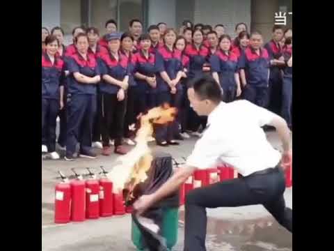 طريقة اطفاء النار