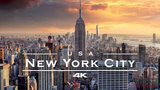 New York City (NYC), USA 🇺🇸 - by drone [4K]