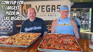 Old Man Attempts Largest Pizza In Las Vegas - Featuring