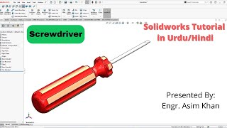 Famous How to Sketch Screwdriver in Solidworks || Screwdriver Design in solidworks ||CAD Institute Net Worth
