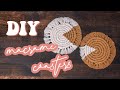 HOW TO: DIY Macrame Coasters & GIVEAWAY