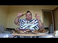 Tasty delicious greek dinner rips and meat mukbang enjoy mukbang talking