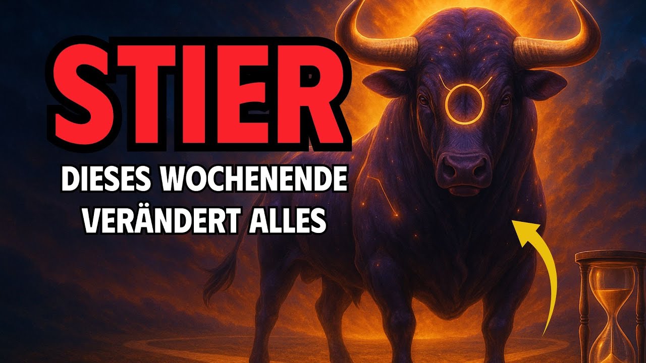 Stier – Dieses Wochenende verändert alles | Ein stilles Ende, ein neuer Anfang