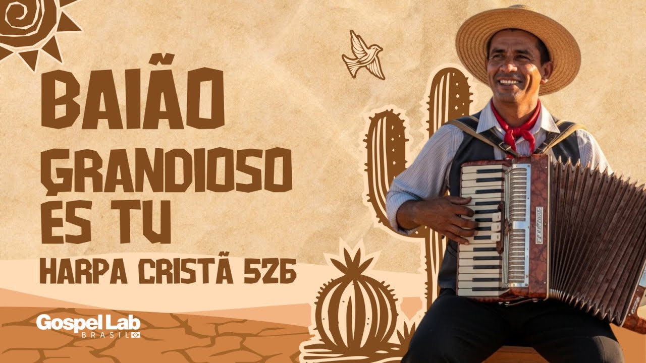 Baião Gospel - Hino 526 da Harpa Cristã - Grandioso És Tu