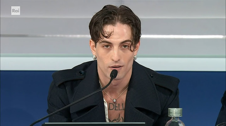 Damiano David: "Stasera il mio omaggio a Lucio Dalla" - Festival di Sanremo 12/02/2025