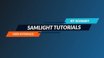 SamLight Training Video: User Interface - GT SCHMIDT