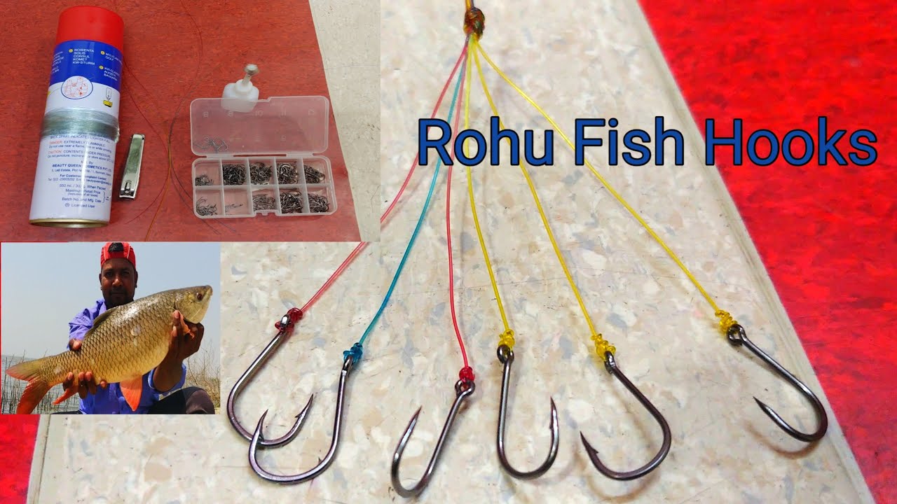🎣Rohu Fish Hook|Fishing Hook Knots|Amazing Fishing Hook|Machli Pakadne Ka Hook