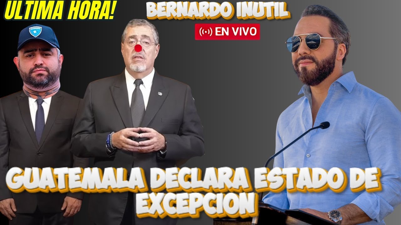 🚨Arévalo pierde el control: 30 días de régimen especial y Guatemala hecha un desastre.