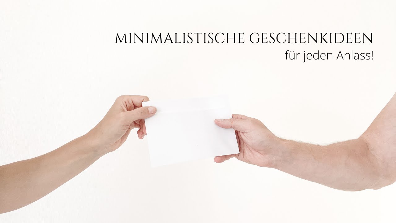 Update New Minimalistische und einfache Geschenkideen für alle Anlässe I Zeit statt Zeug Geschenk I saltypeanut