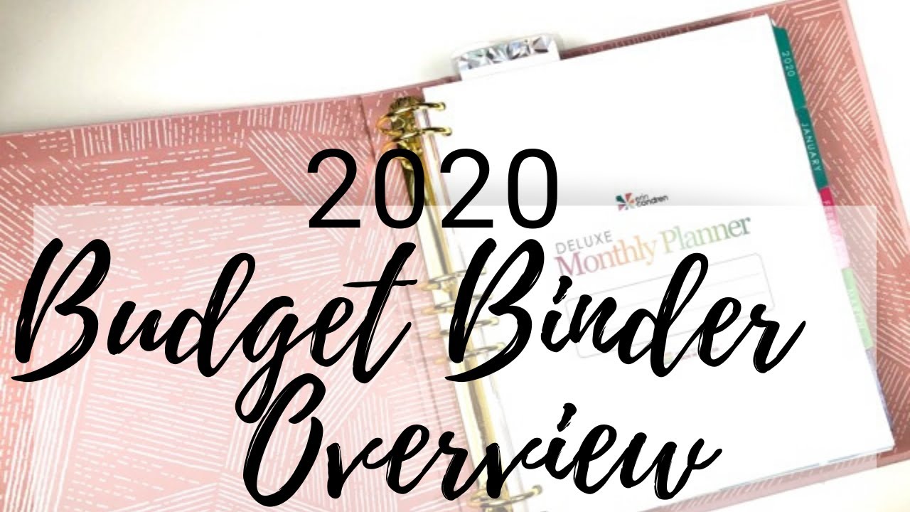 2020 Budget Binder Overview How I Use the EC Binder for Budgeting