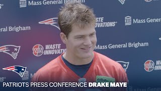 Drake Maye: 'Just trying to soak it all in.' | New England Patriots Press Conference