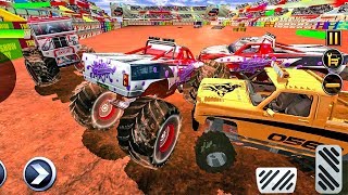Monster Truck Derby Crash Stunts - игра на уничтожение - геймплей для Android screenshot 4