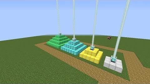 Minecraft 1.12.2:How to make a beacon and how to make it work