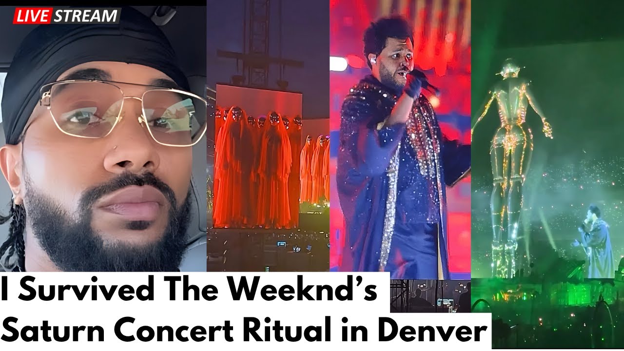 I survived The Weeknd’s Saturn Concert Ritual In Denver, Abel aka A ...