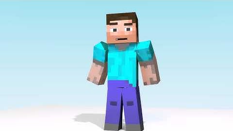 Weird Camera | Test Minecraft Blender Animation