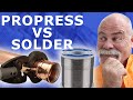 Is ProPress Better Than Solder Plumbing Fittings??