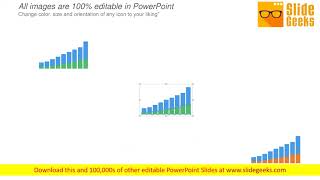 Stacked Coloumn Chart Free Powerpoint Template
