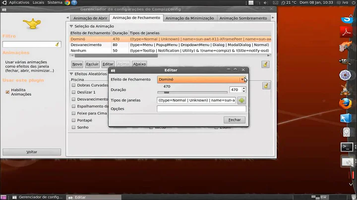 Ubuntu 10 04 LTS + Compiz 3D Effects Animations