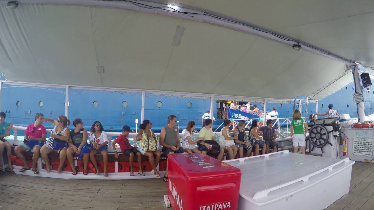 Pullmantur Sovereign in Brasil 4k gopro 4