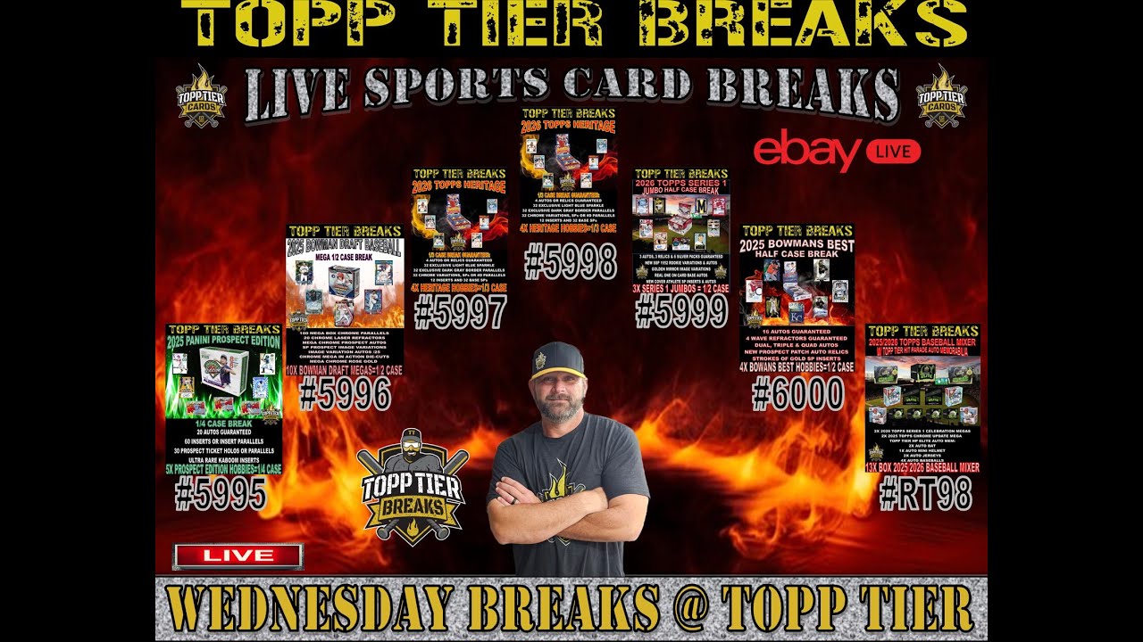 #2 WEDNESDAY NIGHT BREAKS - 2025 BOWMANS BEST, 2026 HERITAGE & SERIES 1, 2025 BOWMAN DRAFT!