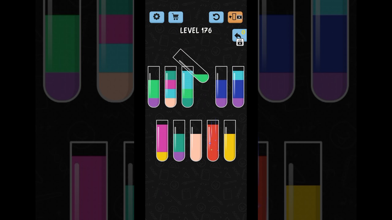 Water Color Sort Level 176 | Water Color Sort 176