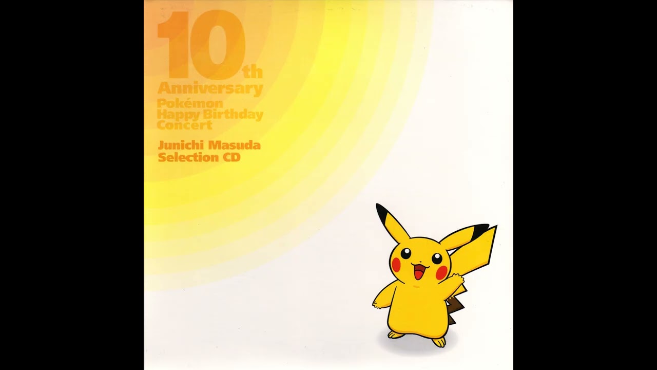 Gym Leader's Strength - 10th Anniversary Pokémon Happy Birthday Concert  Junichi Masuda Selection CD