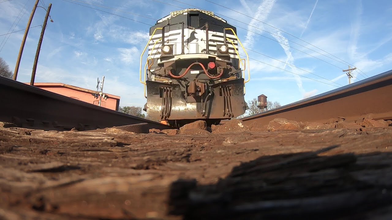 NS 243 w/#4399 Passing Over GoPro Camera