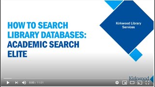Famous Introduction to searching library databases: Academic Search Elite Net Worth