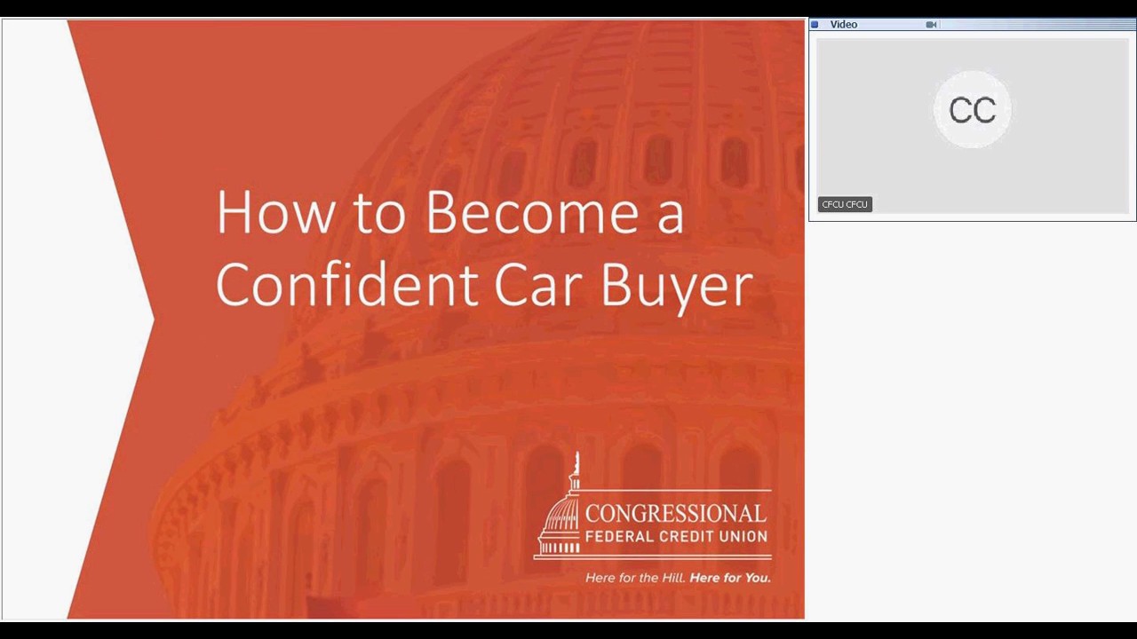 The Confident Car Buyer Webinar_8.30.17