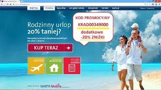 Warta Travel kalkulator online - 10% zniżki kod promocyjny Warta Direct