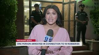 Police: Arrest made in string of robberies that left officer with fractured skull