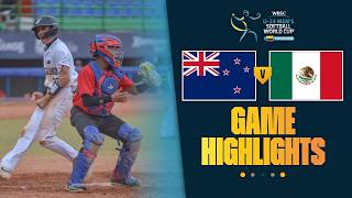 HIGHLIGHTS | New Zealand vs Mexico | WBSC U-23 Men's Softball World Cup 2026