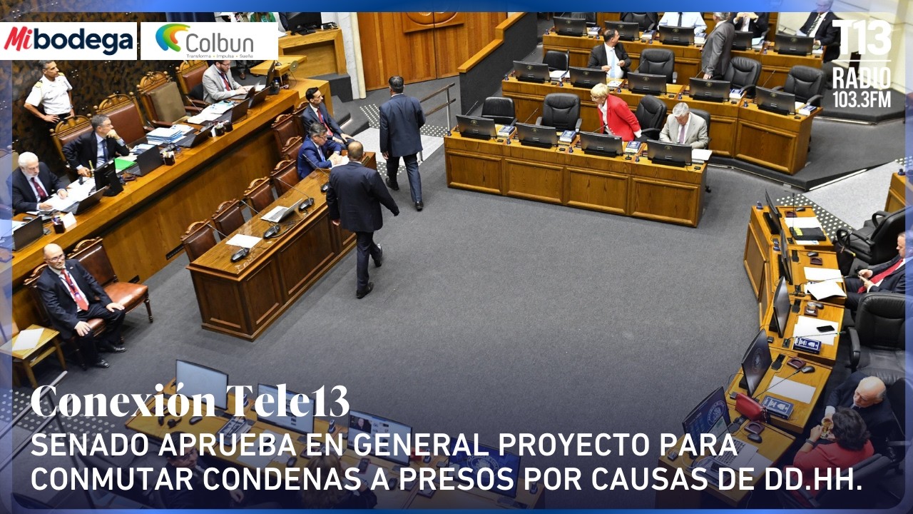 Senado aprueba en general proyecto para conmutar condenas a presos por causas de DD.HH.
