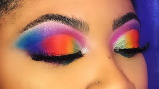 Full Rainbow Cutcrease Eyeshadow Tutorial | Tanaeah Gladden News
